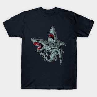 Monster shark illustration T-Shirt